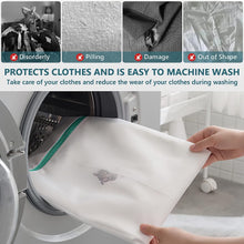 Mesh Laundry Bags for Washing Machine Laundry Bags with Zips Net Wash Bag for Travel Storage Organization, Mesh Bags for Delicates Blouse, Hosiery, T-shirt, Socks, Underwear, Bra, Baby Clothes (3 SET)