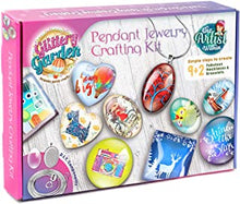 Girls Jewellery Making Kit. Best DIY Necklace Pendant and Bracelet Crafting Set with Glass Beads & Charms. Fashion Accessories, Arts & Crafts Supplies, Birthday Gift, Project & Group Activity