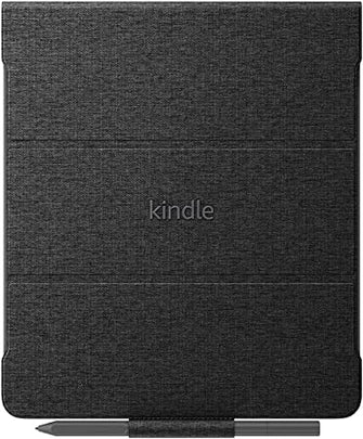 Kindle Scribe Fabric Folio Cover (only fits Kindle Scribe), Black