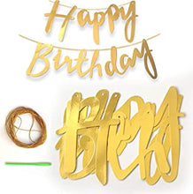 TOYVENTURES Gold Birthday Decorations