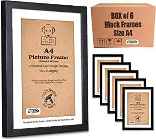 Box of 6 A4 Picture Frames, Black Picture Frames, A4 Photo Frames, A4 Frame, A4 Black Frame, A4 Frame Black, Black A4 Frame, Black Photo Frame, Black A4 Picture Frame, A4 Black Picture Frame A4 Frames