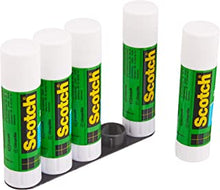 3M Scotch Permanent Glue Stick Solvent-free, 1 Pack of 5 Glue Sticks, 21g per Stick - Water-based Strong-Hold Adhesive Stick for Arts & Crafts