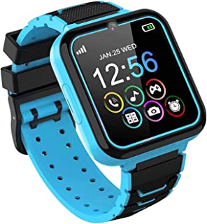 Kids Smart Watch, 16 Games Smart Watch for Kids with SOS Call Music Player Camera Calculator Recorder Alarm Clock[Built-in SD card], Kids Watch for Boys & Girls 4-12Y Christmas Birthday Gifts