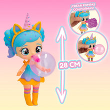 IMC Toys BUBIGIRLS Quinn  Collectible surprise doll to Dress Up that inflates Balloons with 12 Accessories - Gift toy for kids +5 Years