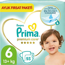 Prima Premium Care Monthly Deal Package 13-18 kg Size 6 XLarge Baby Diapers (1 x 93 Pieces)