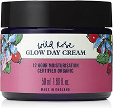 Neal's Yard Remedies Wild Rose Moisturiser | Lightweight Cream For Nourished Glow | Vegan | Revitalize Lift-Up Tired Skin | 50ml