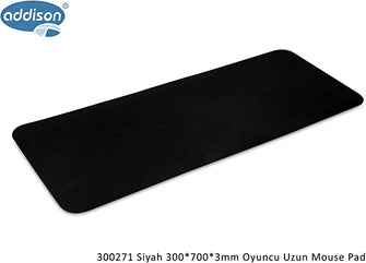 Addison 300271 Black 300*700*3mm Gaming Long Mouse Pad