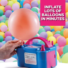 Prextex Premium Electric Balloon Pump - Portable Balloon Pump - for Events - for Birthdays, Weddings, Balloon Arch Kits