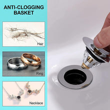 Megory Sink Plug Replacement Universal pop up Sink Plugs,Stainless Steel Drain Universal Sink Plugs, pop up Sink Plugs for Kitchen and Bathroom,Bath,Basin(A)