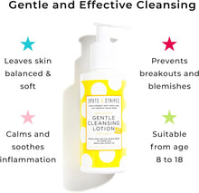 Spots & Stripes - Skin Goals Gentle Cleansing Lotion for Girls, the Perfect Starter Face Wash for Teen and Young Skin, Super-Gentle, Combats Blemishes (150ml)