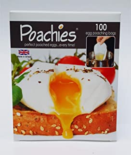 Poachies Egg poaching Bags, 17 x 13.5 x 3 cm, Pack of 100