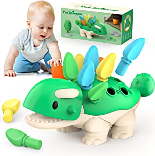 Dislocati Baby Sensory Fine Motor Skills Toys, Early Educational Montessori Dinosaur Toys Gifts for Baby Toddler