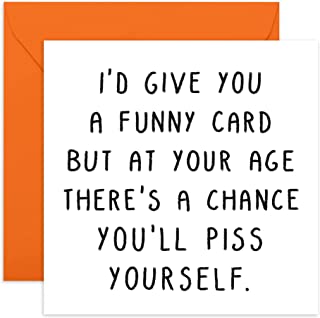 Central 23 - Funny Birthday Card - Rude Birthday Card for Mum Sister - Witty Humour - 50th 60th 70th - Offensive Joke Card