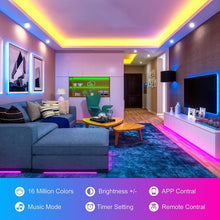 Led Strip Light 20m, Led Lights with Music Sync, RGB Smart Led Strip Lights with Remote and APP Control, Led Lights for Bedroom, Led Light Strips for Room, TV, Kitchen, Party, Home(2 Rolls of 10m)