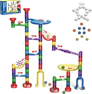 Ben & Bel Marble Run Set in Box, Educational Construction Building Blocks, Creative STEM Toy for Kids 4+ 5+ 6+ Years Boys and Girls