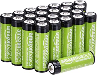 Amazon Basics AA Rechargeable Batteries 2000mAh (24-Pack) Pre-charged