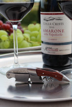 Professional Waiters Corkscrew by Barvivo - This Wine Opener is Used to Open Beer and Wine Bottles by Waiters, Sommelier and Bartenders Around The World. Made of Stainless Steel and Natural Rosewood.