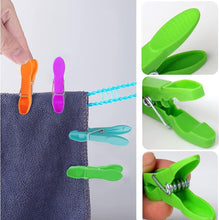 Laundry Pegs Clothes Clips, 60Pack Clothes Pegs Super Grip Strong Plastic Clothes Pegs for Washing Line Outside Non Slip