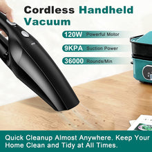 TEMOLA Car Vacuum Cleaner Cordless, Portable Powerful Handheld Vacuum Cleaner with HEPA Filter, Mini Hand Held Car Hoover Vacuum Cleaner Accessories Interior Detailing Cleaning Kit for Men Women