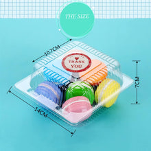 Surflyee 50PCS Cake Slice Boxes Individual, Cake Boxes for Cake Portions, 5.5 Inch Clear Boxes for Food, Use for Large Muffin, Salad, Cheese, Suitable for Home Baking, Party, Cake Shop