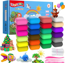 ifergoo Modeling Clay-24 Colors Air Dry Clay, DIY Magic Clay Kids Toy Set