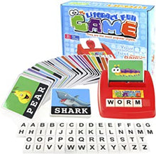 Matching Letter Game Gifts for 4-5 Year Old Girls, Learning Spelling Sight Words Alphabet Flash Cards Preschool Activities Educational Toys for 3 4-6 Year Olds Boys Girls Birthday Xmas Gifts for Kids