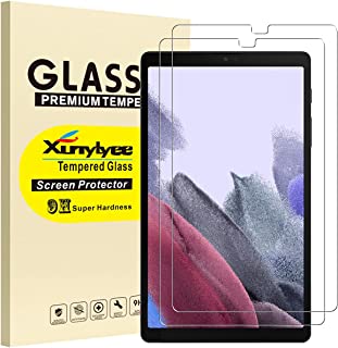 [2-Pack] XunyLyee Compatible with Samsung Galaxy Tab A7 Lite 8.7" Screen Protector, Tempered Glass Film for Galaxy Tab A7 Lite SM-T220/SM-T225 Anti-Scratch Easy Installation