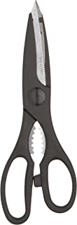 KitchenCraft KCSCISSORMP Kitchen Scissors / Bottle Opener, Stainless Steel, 21 cm, Black