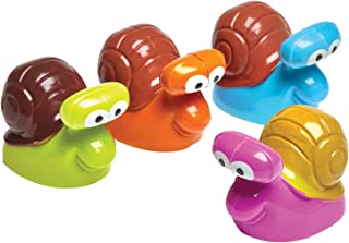 amscan 9902058 Racing Snail Toy Party Favor - 4 Pcs, Multi, Pack of 1