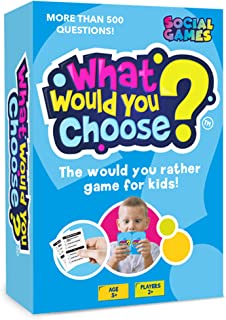 What Would You Choose? Would You Rather | Kids & Family Card Quiz Game | Fun Questions for Children & Families | Suitable For Boys & Girls 5+ Years Old to Adult