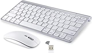 Wireless Keyboard and Mouse for Apple iMac Windows or Android (2.4G Wireless)