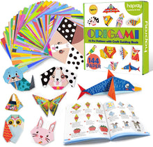 hapray Origami Kit for Kids Ages 6-12 10 Year Olds, with Guiding Book, 144 Sheets Paper with 72 Patterns, DIY Art and Craft Projects Activity, Beginners Children's Day Gift Childs Boys Girls