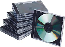 Q Connect KF02209 Cd Jewel Case - Black/Clear (Pack of 10)