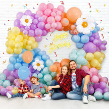 160pcs Pastel Balloon Arch Kit Macaron Dasiy Balloon Garland Kit Green Pink Blue Yellow DIY Latex Balloon Garland Arch Kit Party Decorations for Birthday Wedding Baby Shower