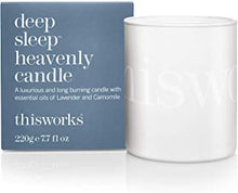 This Works Deep Sleep Heavenly Candle, an Aromatherapy Candle Enriched with Pure Essential Oils of Lavender, Camomile and Vetivert, in the Award-Winning Deep Sleep Fragrance, 40 Hour Burn Time, 220g