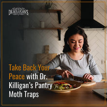Dr. Killigan's Premium Pantry Moth Traps with Pheromones Prime  Safe, Non-Toxic with No Insecticides  Sticky Glue Trap for Food and Cupboard Moths in Your Kitchen  Organic (6, Black)