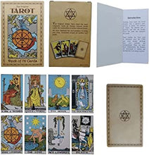 Tarot Cards - 78Pcs/Set - Original Smith-Waite Rider Centennial Deck with 100 Page Guide Book - Pamela Colman Beginner or Experienced1