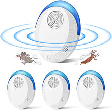 Pleasantsong Ultrasonic Pest Repeller, 4 PACK Spider Repellent/ Mouse Repellent/ Mosquito Repellent Plug in Treatment for House, Electronic Insect Repellent for Pest Control, Anti- Mice, Spiders, Moth