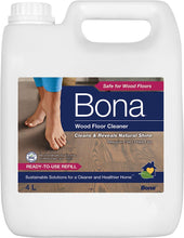 Bona Wood Floor Cleaner Liquid, 4 Litre Refill Bottle