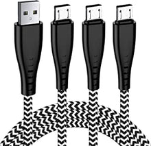 Micro USB Charging Cable Fast Charge,Charger Lead For Samsung Galaxy A03 A7 A6 J6 J6+ 2018 2016 J4, Xiaomi Redmi 5 Plus,Note 5/6 Pro/S2,Motorola Moto G5 G5S G4 E4 E5 Plus,Nylon Braided 1m 1m 2m 3Pack