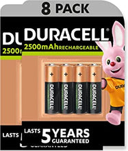 Duracell Rechargeable AA 2500 mAh Batteries Ideal for Xbox Controller, Pack of 8 (Amazon Exclusive)