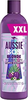 Aussie Blonde Purple Shampoo, Vegan Silver & Blonde Shampoo, Toner For Brassy Hair, XXL VALUE PACK With Australian Wild Plum & Manuka Leaf, 490 ml