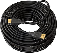 20M HDMI Cable v1.4 by True HQ™ | HIGH SPEED Long Lead with Ethernet ARC 3D | Full HD 1080P PS4 Xbox One Sky HD TV Laptop PC Monitor CCTV | Black & Gold Plated