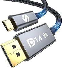 DisplayPort 1.4 Cable 8K@60Hz 4K@144Hz 1080P@240Hz 32.4Gbps for Gaming