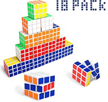 18 Mini Cubes Party Bag Fillers Puzzle Magic Ideas Toy Party Favours for Boys Girls Children