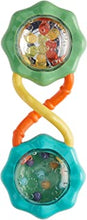 Bright Starts Rattle & Shake BPA-free Baby Barbell Toy, Green, Ages 3 Months+
