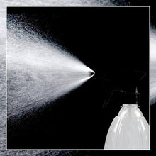 Empty Spray Bottle Plastic Bottles Essential Oil Gardening Trigger Sprayer Reusable Fine Mist Travel Party Barbershop Plant Mist Kitchen Bathroom Organic Cleaning Hair Salon 400ml (Clear) (Pack of 1)