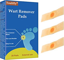 Wart Remover, Wart Remover Pads, Wart Treatment, Wart Remover for Hands, Feet, Feet Callus Remove, Verruca and Wart, Relief Pain Removal Warts Plaster, Soften Skin Cutting Sticker Toe Protector, 20 PC