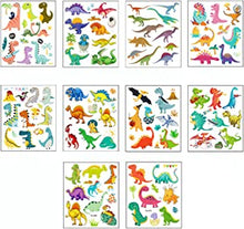 Dinosaur Temporary Tattoos for Boys,Girls,Kids,10 Sheets Kids Tattoos Waterproof Fake Tattoos Dinosaur Cartoon Tattoo Stickers for Children's Stick on Tattoos Dinosaur Theme Birthday Party Bag Filler