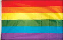 Home & Leisure Online Large 5ft X 3ft Gay Pride Rainbow Flag